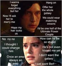 Love Me Kylofran Tags Ren Rey Reylo Memes Starwars Star Wars Quotes Star Wars Humor Star Wars Memes