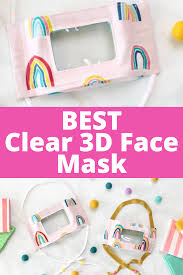 Diy 3d Clear Face Mask For The Deaf Sweet Red Poppy In 2020 Clear Face Mask Clear Face Face Mask