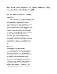 Image result for International Index of Erectile Function Questionnaire