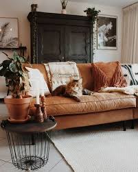 Cheery pastels and plenty of plants is giving us all the boho feels in this living room by janelle burnett. 38 Whispered Boho Brown Couch Secrets 333 Pecansthomedecor Brown Living Room Brown Couch Brown Couch Living Room
