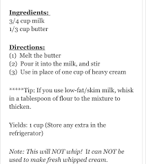 Heavy Cream Substitute Heavy Cream Recipes Heavy Cream Substitute Heavy Cream