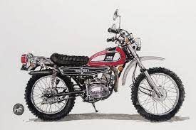 Cek harga motor trail sekarang juga! Yamaha Dt125 Motor Trail Jadul Andalan Ali Topan