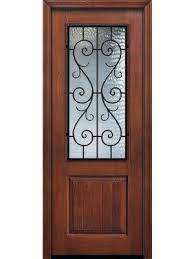 96 1 Panel 2 3 Lite St Charles Knotty Alder Door Exterior Doors Window Grill Design Home Window Grill Design