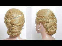 How To Braided Updo For Long Hair Youtube Long Hair Updo Easy Hairstyles Hair Styles