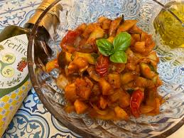• 1 costa di sedano. Caponata Siciliana In Agrodolce Light