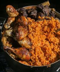 Jellof rice and pepper beef. Appetizing Plate Of Goodness Jollof Item7deals Foods Facebook