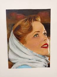 Hello everyone ! This is my acrylic painting of Allie (Rachel McAdams in  the Notebook movie). I do like it overall but I feel like there's something  off and I'd really like