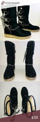 White Mountain Tivia Women S Faux Fur Boot Blac Fur Boots Faux Fur Boots Boots