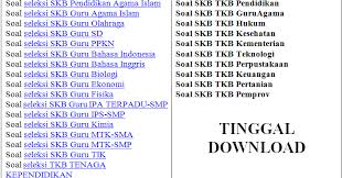 Collection of images about download soal tkb pertanian, click to see another collection of images at atirta13. 10 Contoh Soal Tkb Guru Ipa Contoh Soal Terbaru