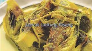 Inspirasi masak utk penggemar jantung pisang. Resepi Lemak Jantung Pisang Youtube