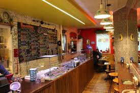 arepa factory east village quick easy and affordable with gluten free and vegan options available arepas factory interior nyc restaurants