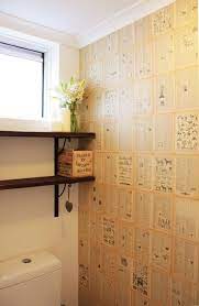Easy Diy Book Page Wallpaper Diy Wallpaper Home Wallpaper Room Wallpaper