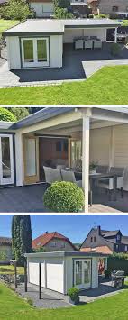 Ein Stuck Urlaub Zuhause Flachdach Gartenhaus Quinta Flachdach Gartenhaus Gartenhaus Mit Terrasse Gartenhaus Modern