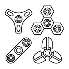 Simple fidget spinner coloring page. Conjunto De Iconos De Hilandero De Mano Juguete De Fidget Ilustracion Vectorial Aislado En Un Fondo Blanco Ilustraciones Vectoriales Clip Art Vectorizado Libre De Derechos Image 85010815