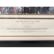 PETER CORNWALL, ''The 35th Ryder Cup 2004, Oakland Hills Country Club  Michigan'', limited edition pr