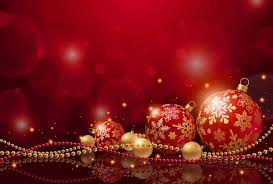 Red Christmas Background With Christmas Balls Christmas Images Red Christmas Background Christmas Tree Wallpaper