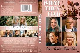 The film had its world premiere at the sundance film festival on january 21, 2018, and will be released in the united states on october 12, 2018 by bleecker street. What They Had 2018 Front Dvd Covers Cover Century Over 500 000 Album Art Covers For Free