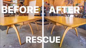And custom made furniture learn more. Heywood Wakefield Wishbone Dining Table Restoration Mid Century Modern Furniture Youtube