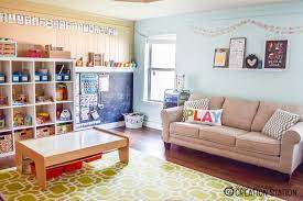Playroom And Homeschool Classroom Tour Homeschool Room Design Homeschool Rooms Homeschool Classroom Setup