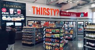 a peek inside jiffy trip s new concept c store store design interior supermarket design cafe interior design