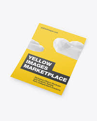 A4 Paper Mockup In Stationery Mockups On Yellow Images Object Mockups