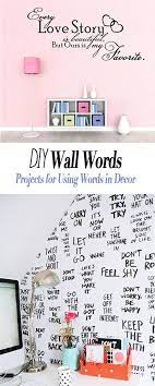 Decorate your walls with framed pictures of friends and family. Diy Wall Words The Budget Decorator Word Wall Diy Wall Family Wall Decor