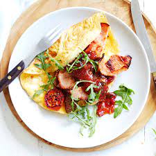 Inside Out Egg And Bacon Omelette Healthy Recipe Ww Australia Recipe Bacon Omelette Omelette Recipe Healthy Heathy Eating