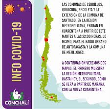 Cuarentena en seis comunas de la región metropolitana: Municipalidad De Conchali