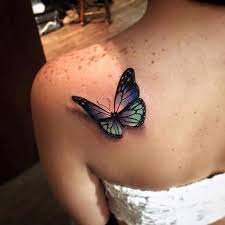 Meaningful 3d Butterfly And Flower Tattoo Designs Novocom Top
