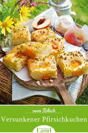Versunkener Pfirsichkuchen Vom Blech Saisonale Rezepte Gartentipps Kreativideen Idyllische Regionen Und Vieles Mehr Entdecken Sie Mit Uns Die Schonsten S Rezept Rezepte Lebensmittel Essen Kuchen