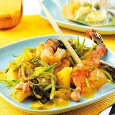 Recette Papillotes De Gambas Au Curry Recette Gambas Au Curry Recette Asiatique Recette Poisson