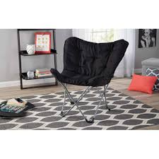 American Kids Solid Faux Fur Saucer Chair Multiple Colors Walmart Com Dorm Room Furniture Dining Chair Slipcovers Comfy Chairs