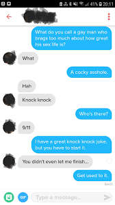 Do you enjoy a good knock knock joke? I Honestly Forgot How Knock Knock Jokes Work Tinder