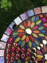Stepping Stone Garden Art Mosaic Stepping Stone Valentines Gifts Moroccan Mosaic Art Mosaic Art Projects Mosaic Garden Art