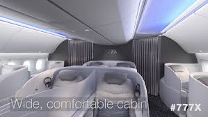 Boeing 777x is another innovation of the aircraft manufacturer, and is supposed to be the aircraft will be an excellent vehicle for the carriage of passengers between cities, countries and continents. First Look Inside Boeing S New 777x