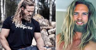 He is an officer in the norwegian navy. Norske Lasse Har Blitt Verdensberomt Fordi Han Ser Ut Som En Viking