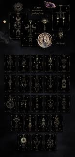 Black And Gold Tarot Deck Nocturna Hidden Secrets Collection In 2020 Modern Tarot Cards Tarot Major Arcana Animal Tarot