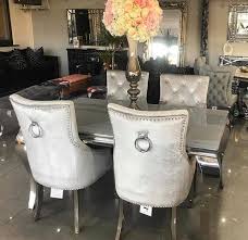 Set (4 square back side chairs), created for macy's. Ring Back Dining Chair Grey Sparkle Homes