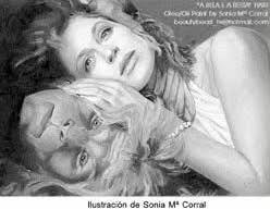 This drawing of Vincent & Catherine was made by:Sonia Corral Ilustradora