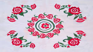 Hand Painting On Table Cloth By Desi Design Hand Painted Table Cloth Painting