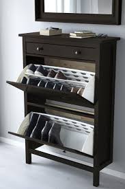 Hemnes Shoe Cabinet With 2 Compartments Black Brown 35x50 Ikea Hemnes Shoe Cabinet Shoe Cabinet Ikea Hemnes Shoe Cabinet