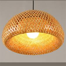 Illuminate a modern design flair in any room. Joeyhome Modern Bamboo Work Hand Knitted Bamboo Pendant Lamp Good Price Pendant Lamp With Bamboo Shades For Dinning Room Black Cable Energy Class A Buy Online In Burkina Faso At Burkinafaso Desertcart Com Productid