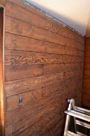 Original Shiplap I Was Very Excited To Uncover This Under All The Wallpaper Ship Lap Walls Stained Shiplap Shiplap Ceiling