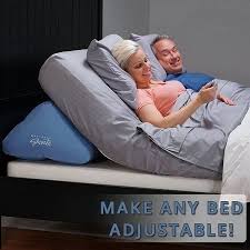 Mattress Genie Adjustable Bed Wedge Inflatable Positioning Wedge Bed Wedge Adjustable Beds Adjustable Bed Headboard