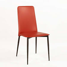 Maybe you would like to learn more about one of these? Chaise Moderne En Croute De Cuir Ely A 4 Pieds Com