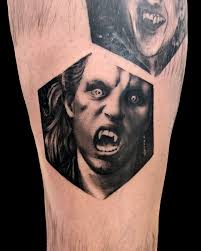 🦇 “You're eating maggots, Michael.” Black and grey micro portrait of Paul  from The Lost Boys