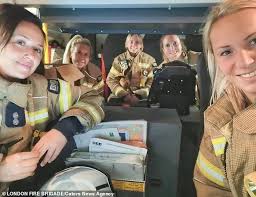 Последние твиты от london fire brigade (@londonfire). London Fire Brigade Celebrate Their All Female Fight Fighting Crew Daily Mail Online