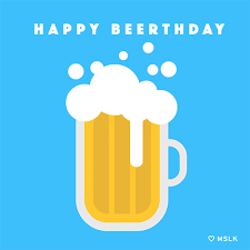 Happy Birthday Beer Gif By Mslk Design Find Share On Giphy Happy Birthday Beer Beer Birthday Happy Birthday Gif