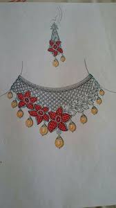Necklace Jewelry Design Drawing Jewelry Drawing Jewellery Design Sketches
