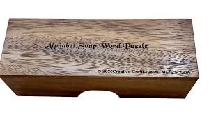 For a fun activity at christmas, let your child enjoy online and printable word games that are bursting with holiday cheer. Alphabet Soup Word Puzzle
